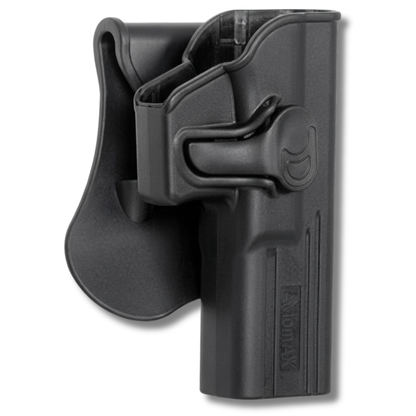 HOLSTER GLOCK 17-22-31 AMOMAX NEGRA