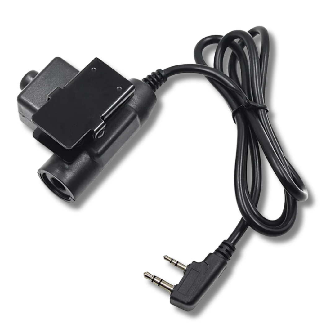 PTT ADAPTADOR RADIO WENWOOD-BAOFENG Z TACTICAL