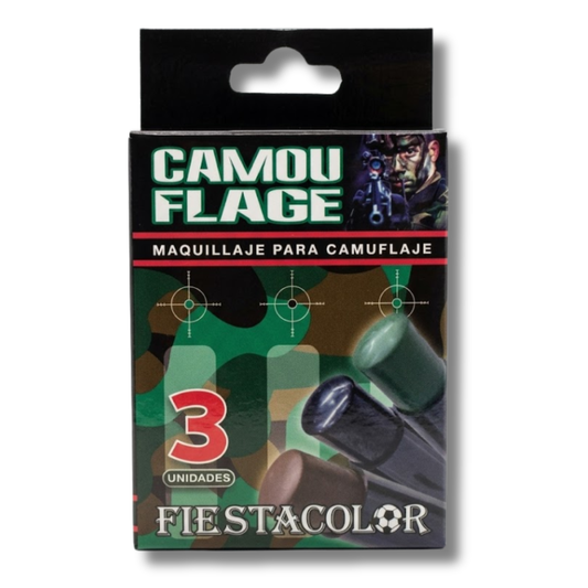 SET 3 PINTURA CAMUFLAJE