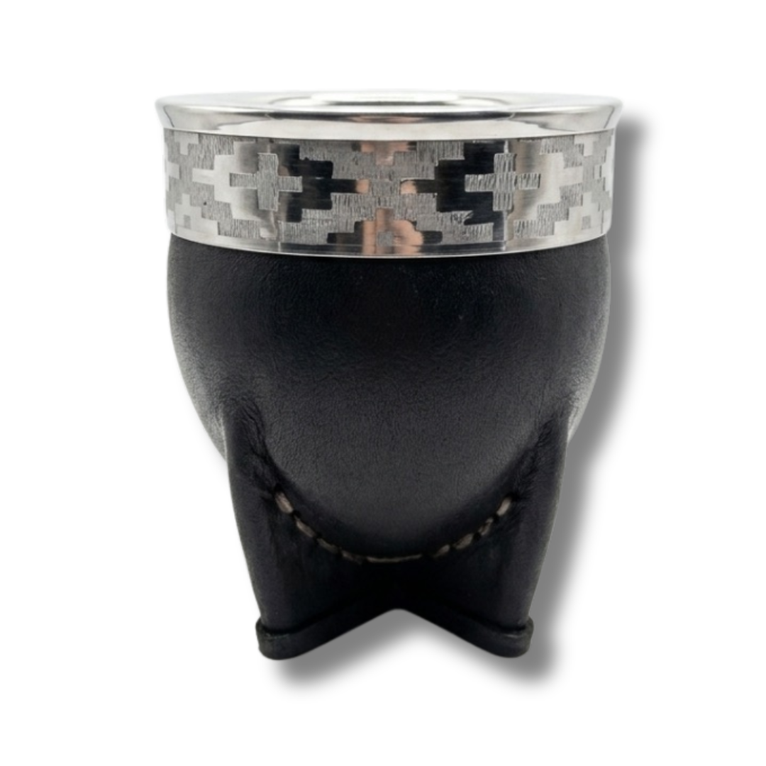 MATE IMPERIAL CUERO COLOR NEGRO