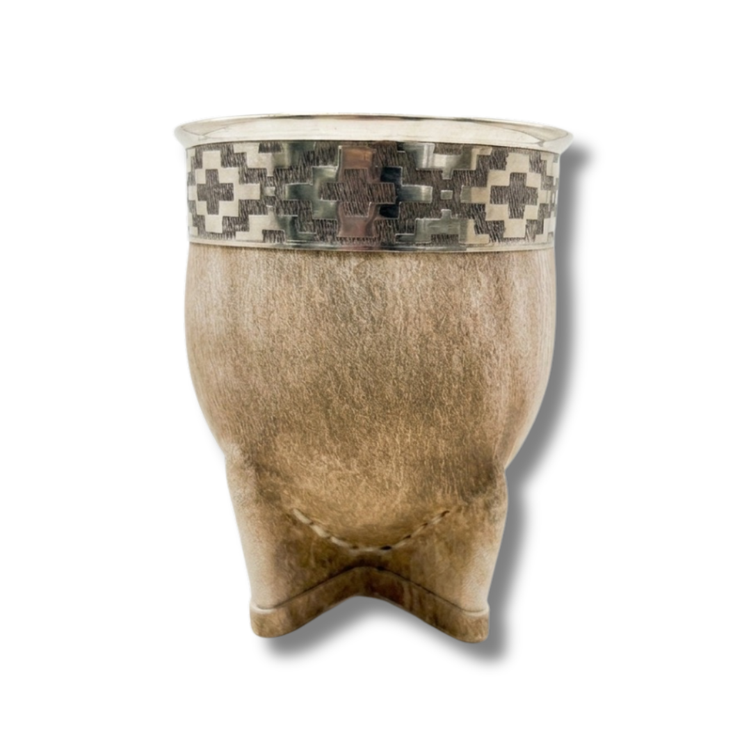 MATE IMPERIAL DE CUERO CRUDO