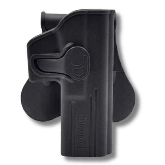 HOLSTER GLOCK 17-22-31 AMOMAX NEGRA