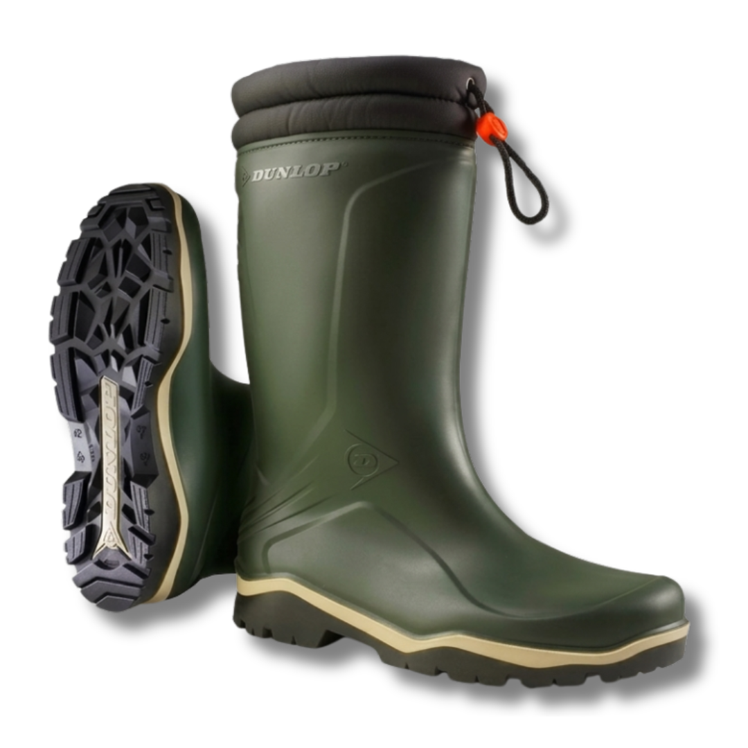 BOTA DUNLOP BLIZZARD FUR LINING VERDE TÉRMICA