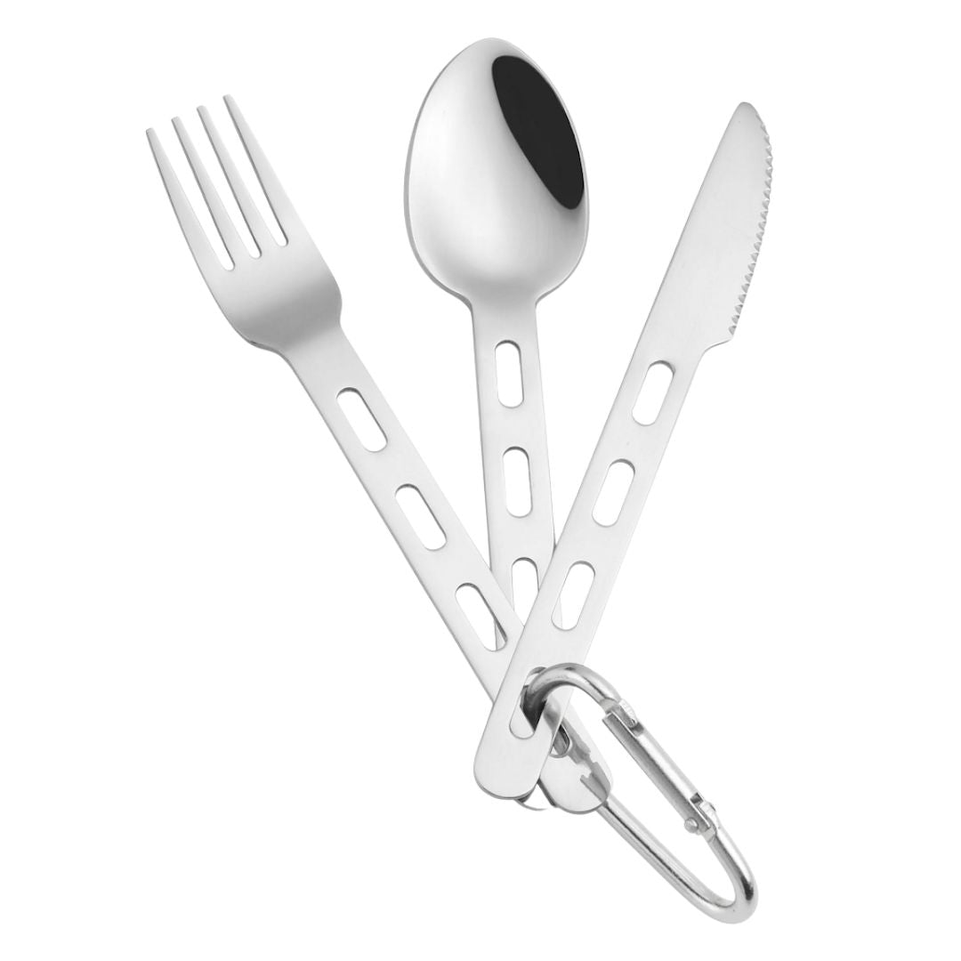 SET UTENSILIOS ACERO INOXIDABLE 3 UND