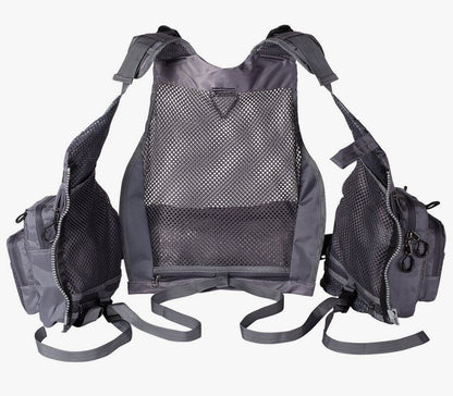 CHALECO PESCA GRIS