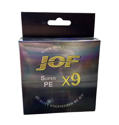 LÍNEA JOF MULTIFILAMENTO X9 0.23MM 15.8 KG